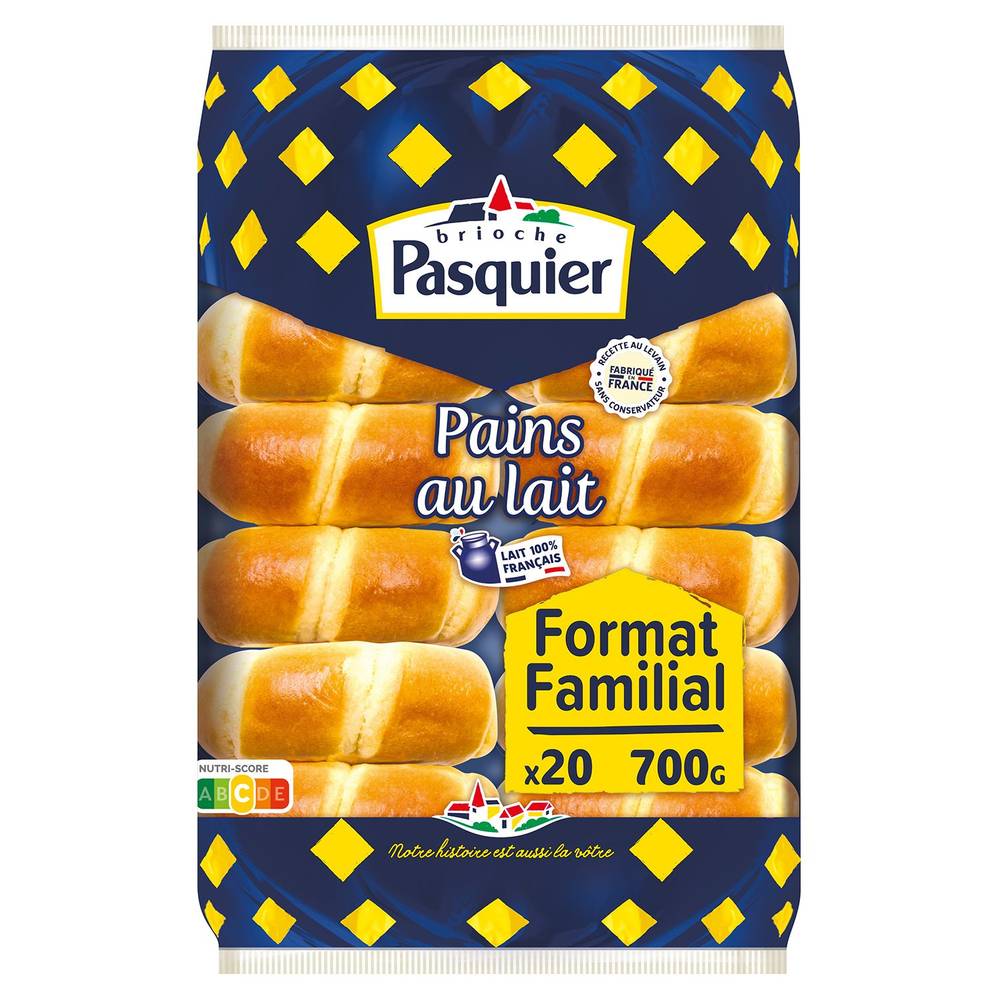 Pasquier - Pains au lait brioche (20 pièces)