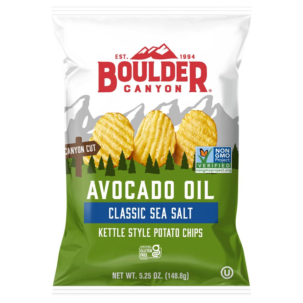 Boulder Canyon Classic Sea Salt Kettle Style Potato Chips (5.3 oz)