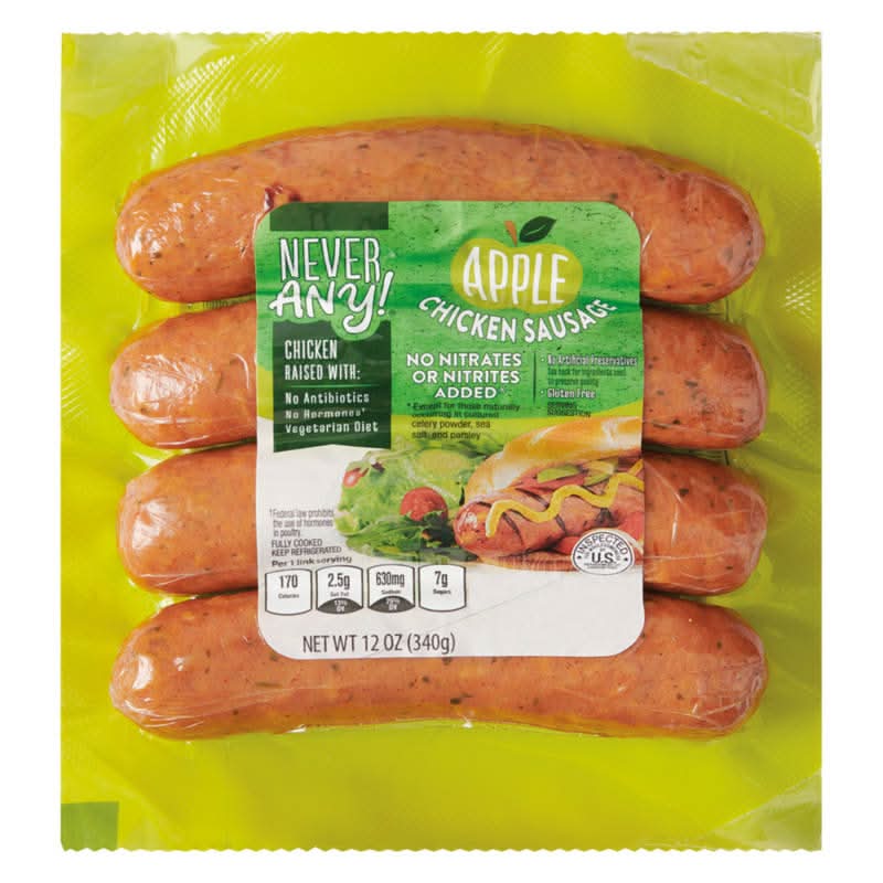 Never Any! Apple Chicken Sausage (12 oz)