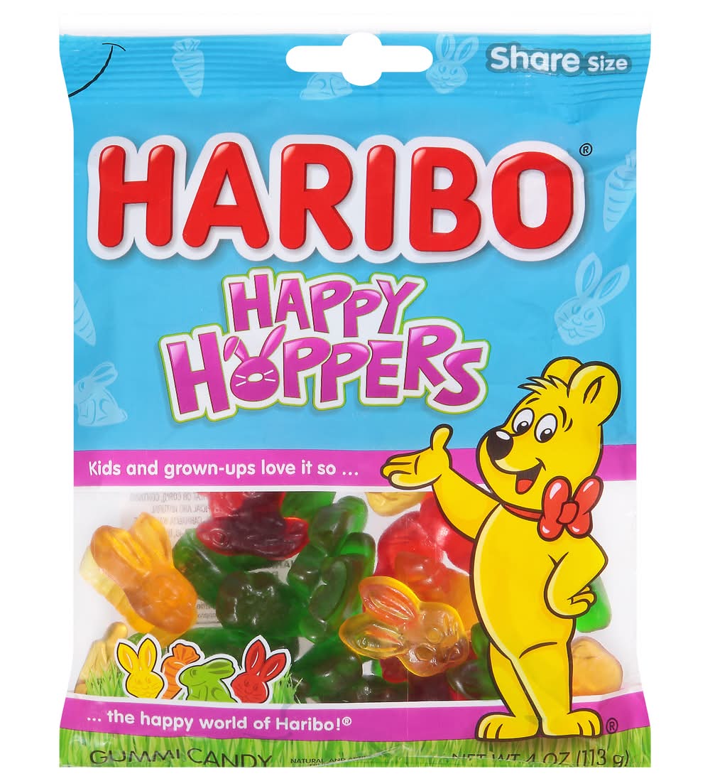 Haribo Happy Hoppers Gummi Candy (4 oz)