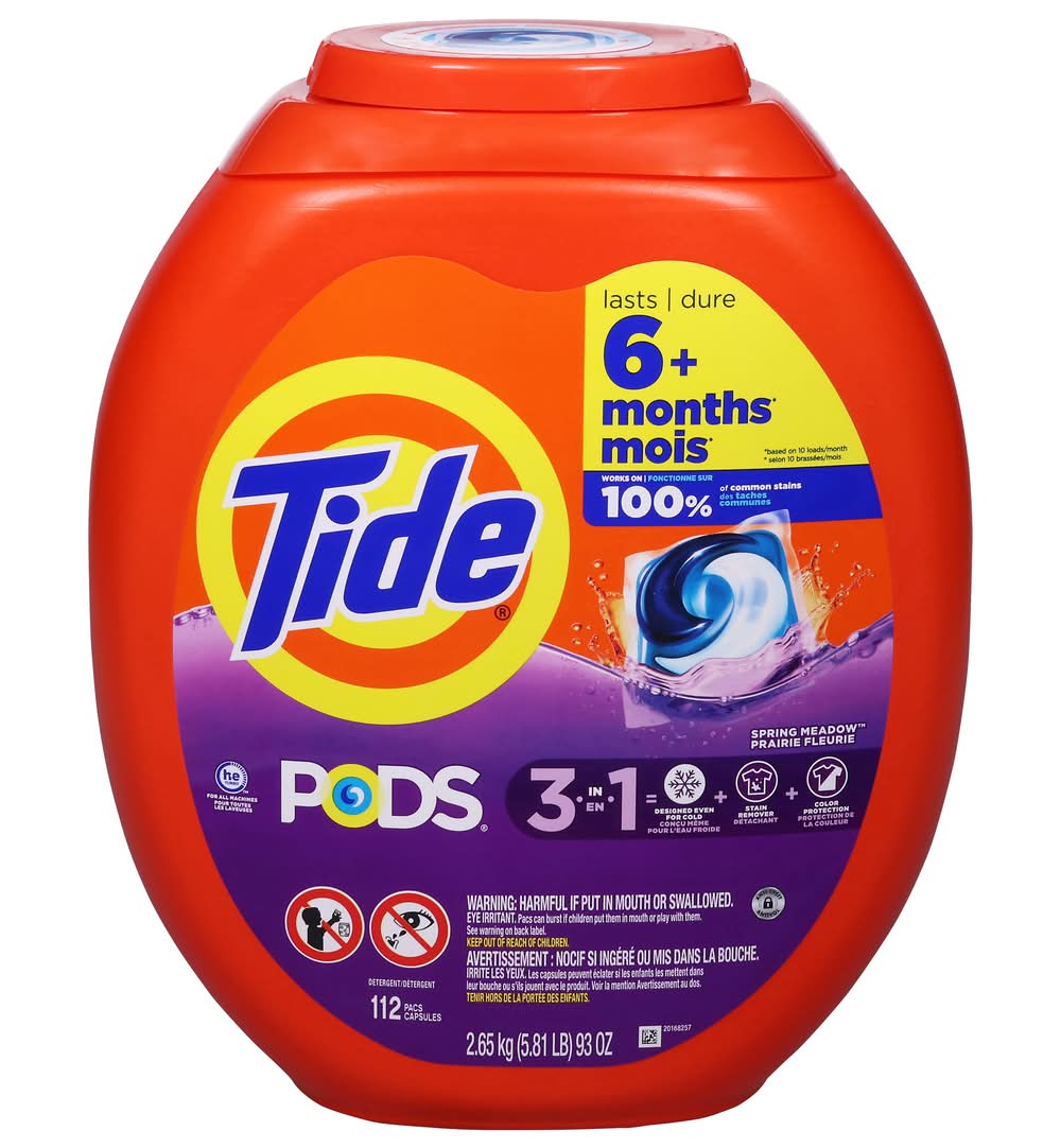Tide Spring Meadow Liquid Pods (5.81 lbs, 112 ct)