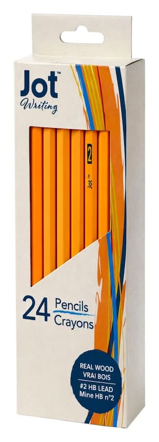 Jot Classic Yellow No 2 Wooden Pencils (24 ct)