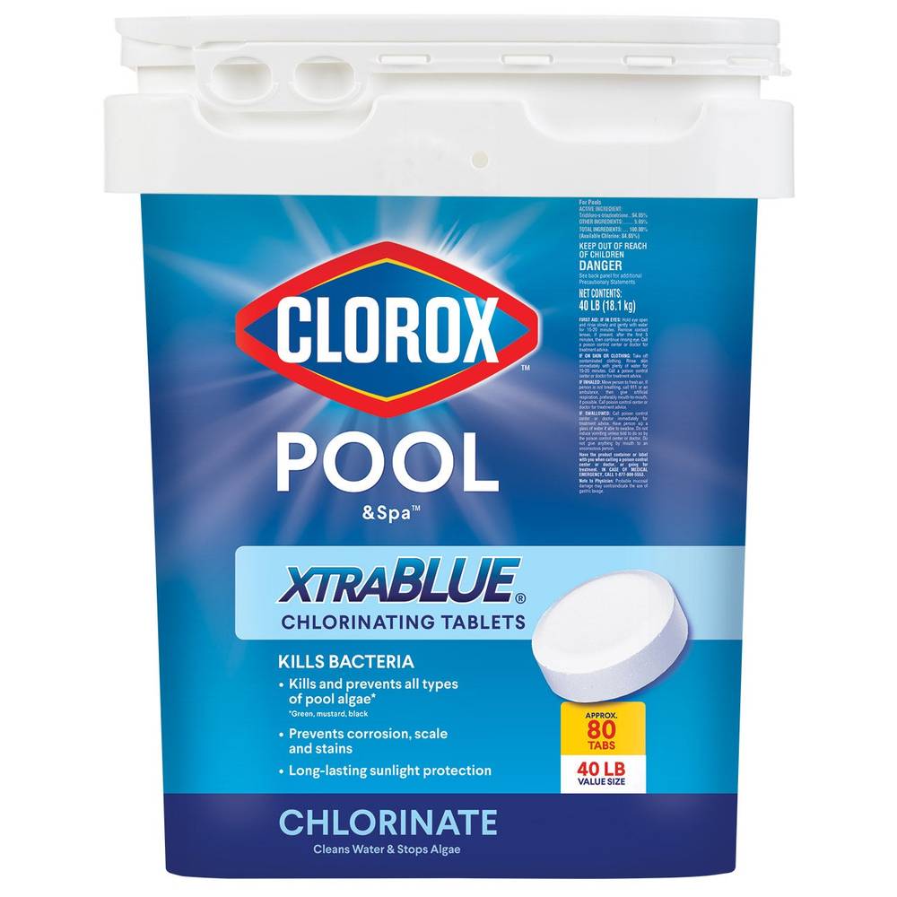 Clorox Pool & Spa Xtra Blue 3" Chlorinating Tabs