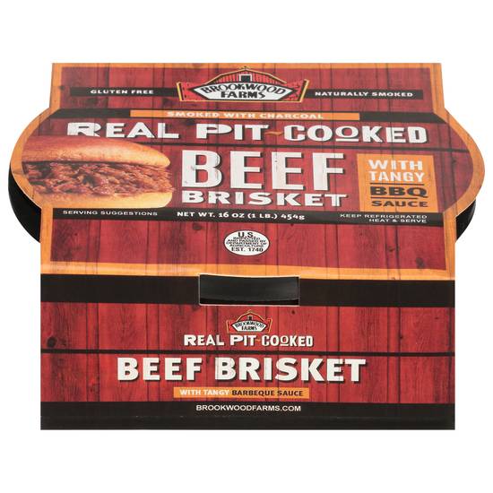 Brookwood Farms Beef Brisket With Tangy Barbeque Sauce (16 oz)
