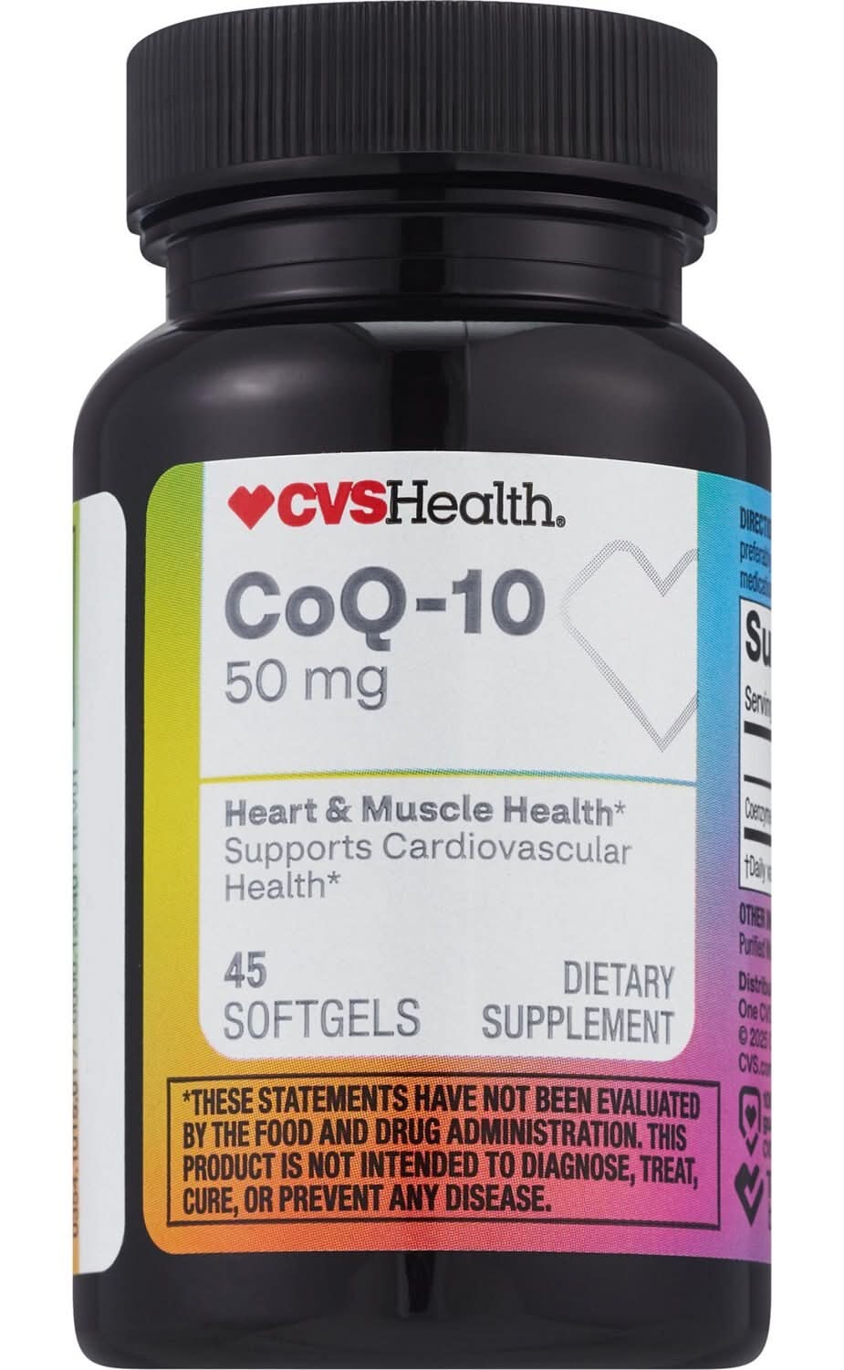 CVS Health Coq-10 50 mg Heart & Muscle Health Dietary Supplement (45 ct)