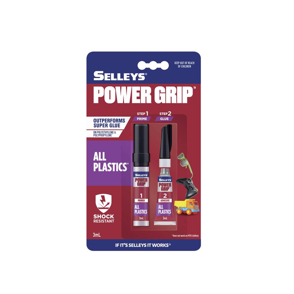 Selleys Power Grip All Plastics Super Glue