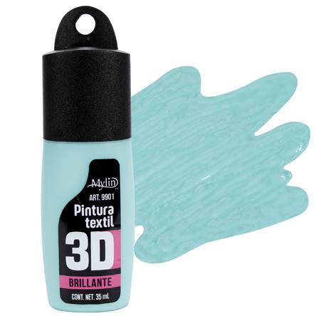 Pintura 3D Brillante 35ml - Menta