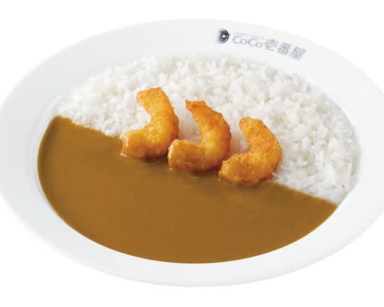 プチエビフライカレー Crispy breaded shrimp curry