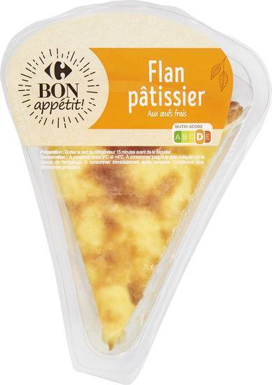 Carrefour Bon Appétit - Flan pâtissier aux œufs frais