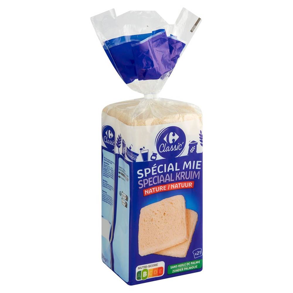 Carrefour Classic'' Spécial Mie Nature 21 Pièces 500 g