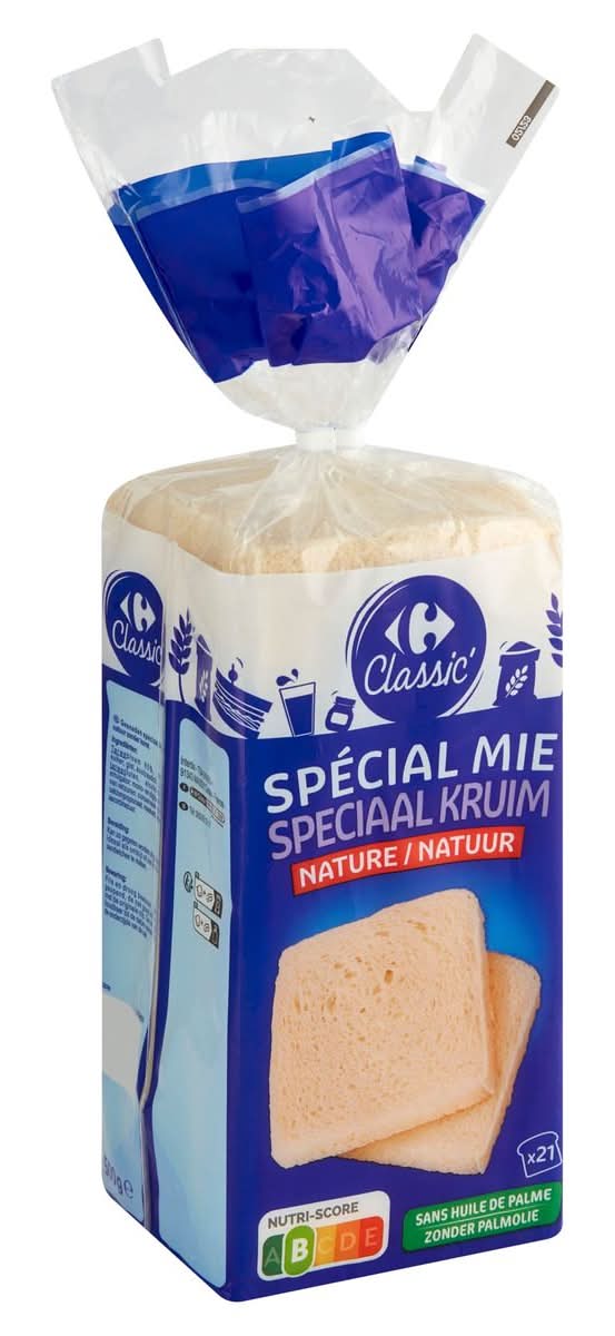 Carrefour Classic'' Spécial Mie Nature 21 Pièces 500 g