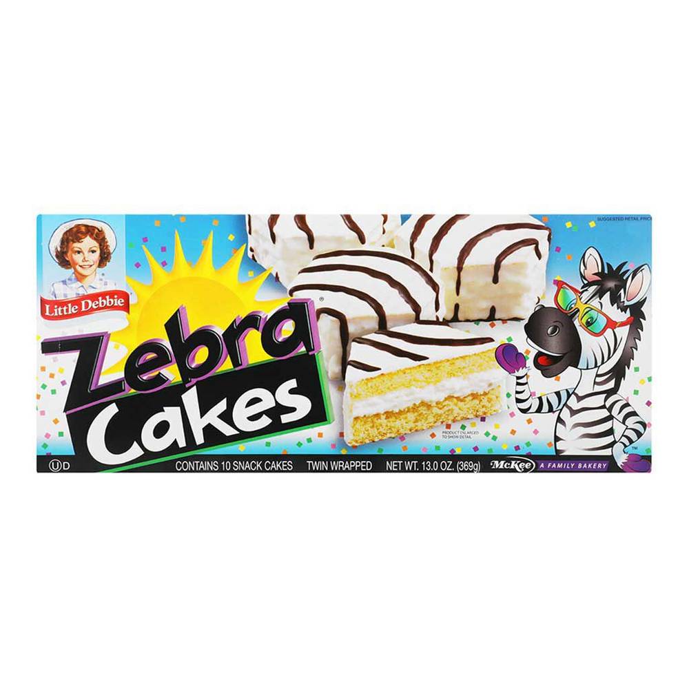 Little debbie pastelitos zebra (10 piezas)