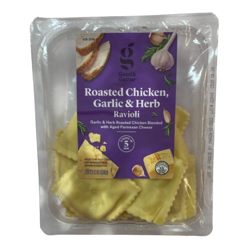 Good & Gather Roasted Chicken Garlic & Herb Ravioli (9 oz)