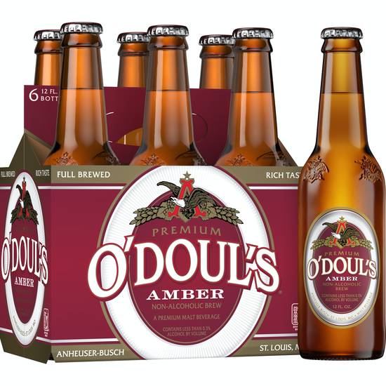 O'douls Amber Premium Malt Beverage Beer (12 floz,6 ct)