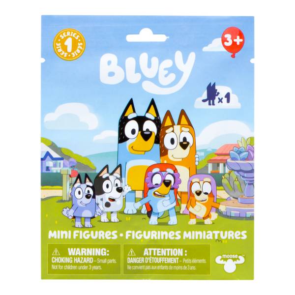 BLUEY Mini Figures  Sgl Pk CDU