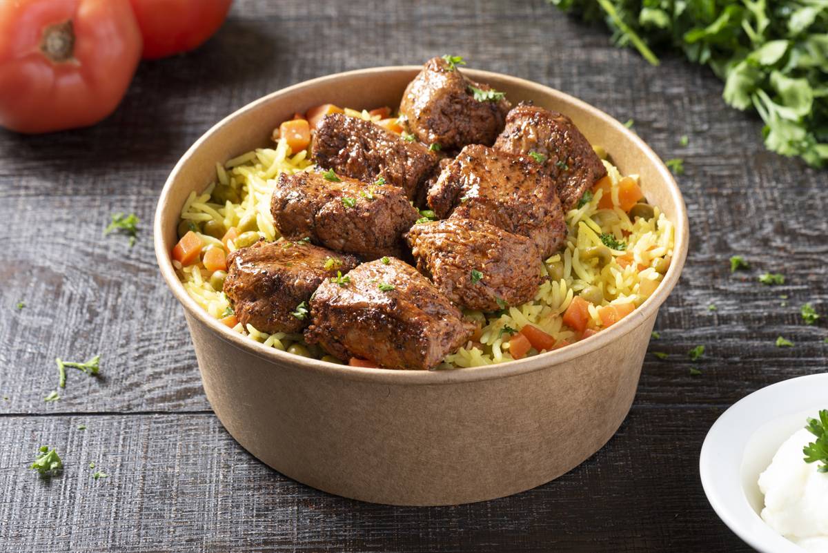 Lamb BBQ Rice Bowl