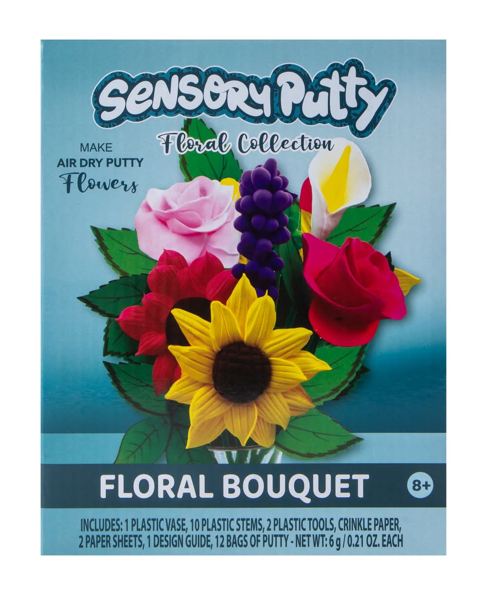 Sensory Putty Floral Collection Floral Bouquet Floral