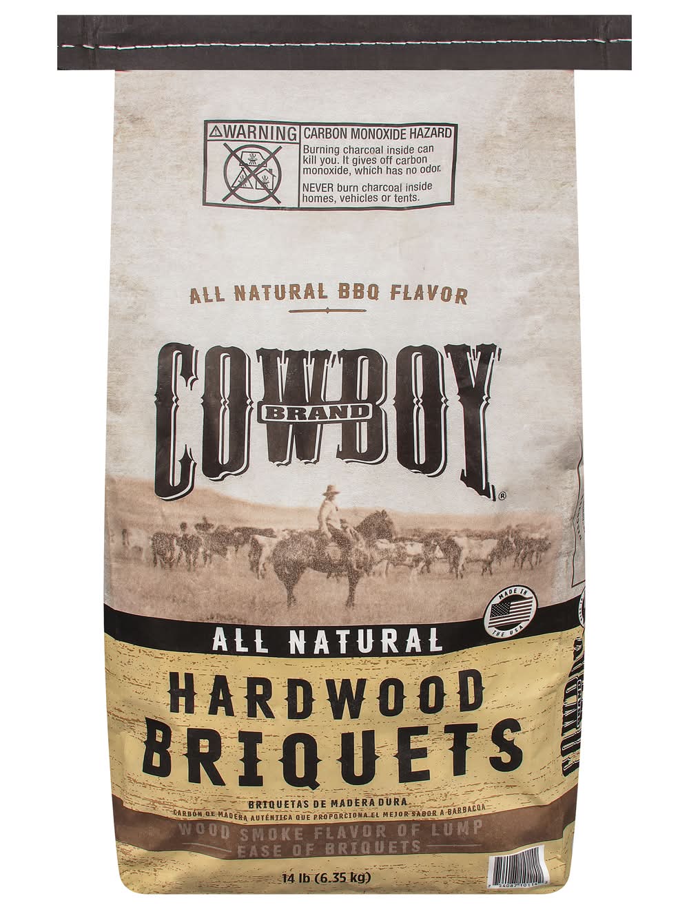 Cowboy Hardwood Briquets (14 lbs)