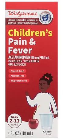 Walgreens Children's Pain & Fever Liquid, Cherry (4 fl oz)