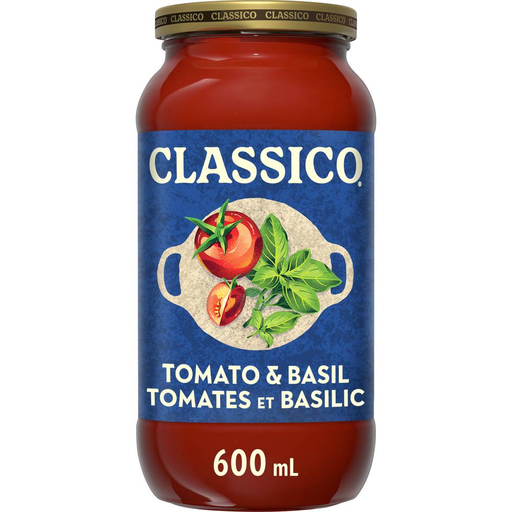 Classico Tomato & Basil Pasta Sauce (600 ml)