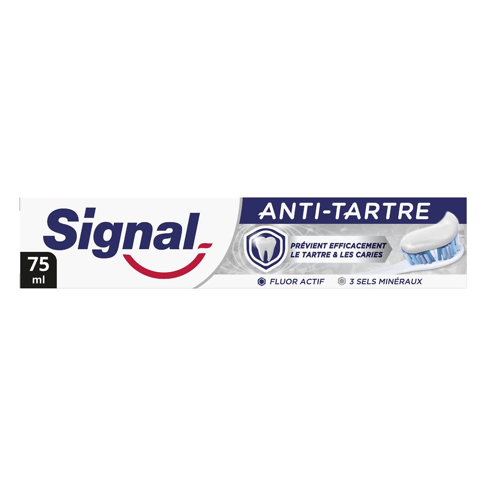 Dentifrice anti-tartre SIGNAL, tube de 75ml