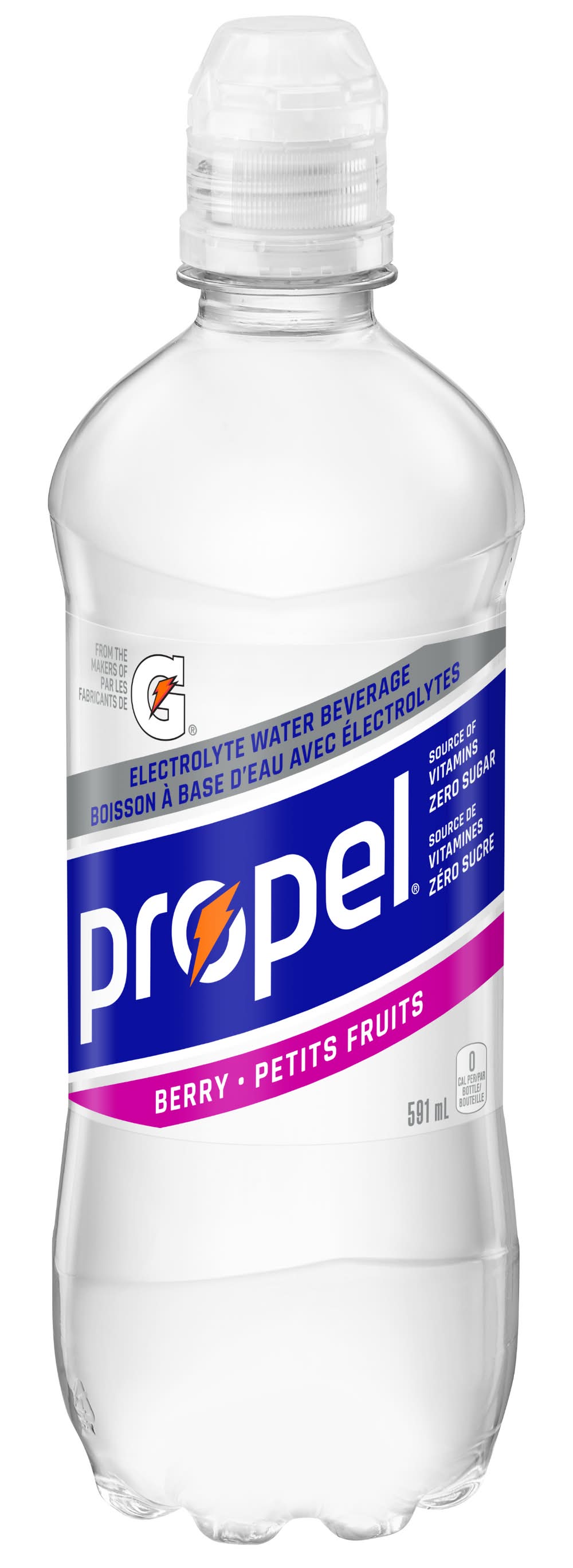 Propel Electrolyte Water Beverage, Berry (591 ml)