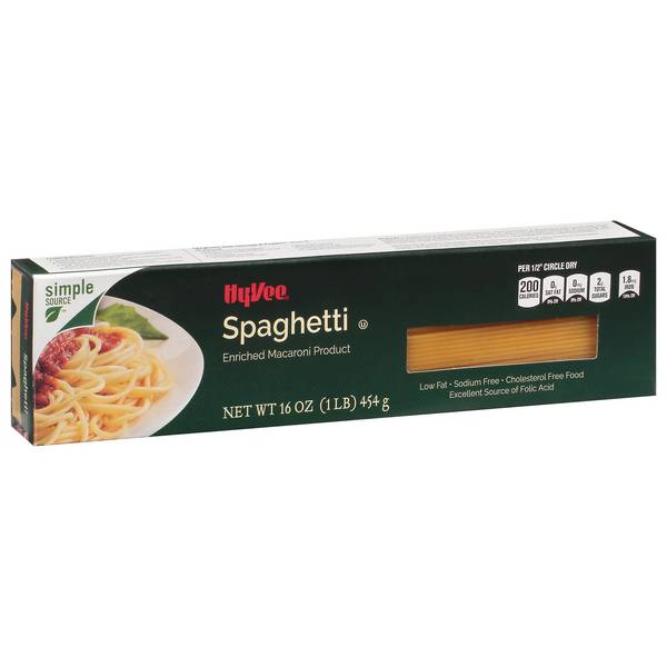 Hy-Vee Enriched Macaroni Product Spaghetti (16 oz)