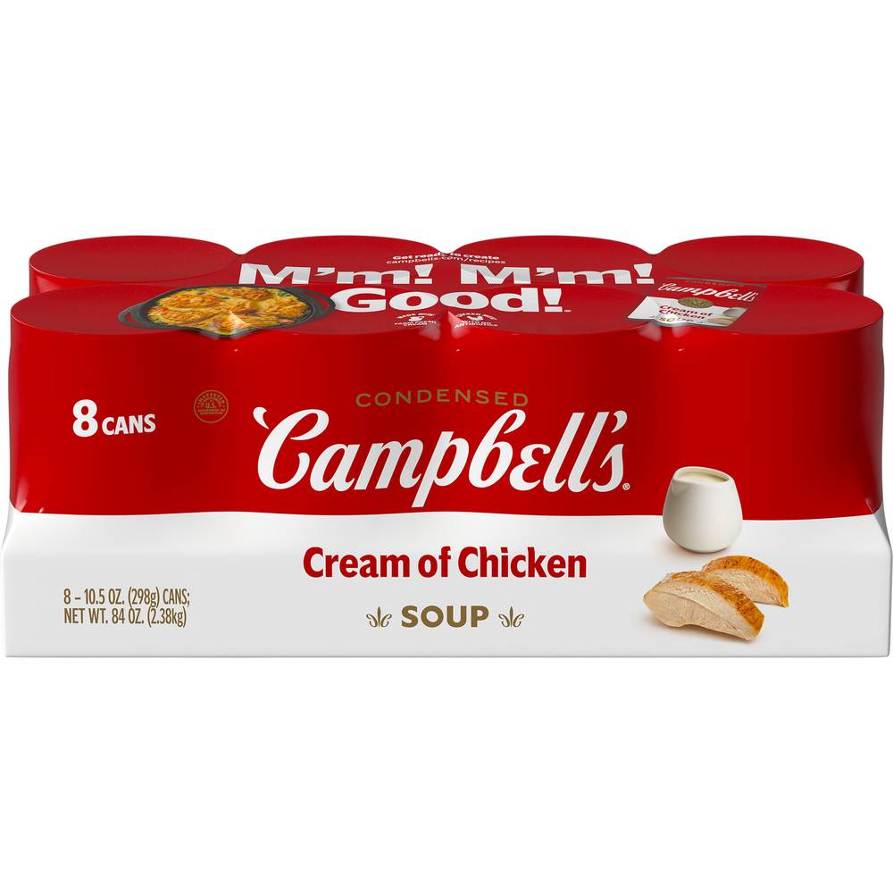 Campbell's Cream Of Chicken Condensed Soup Cans ( 8 ct)