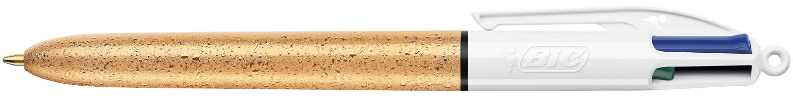 BiC - 4 Couleurs stylos bille pointe moyenne (13g)