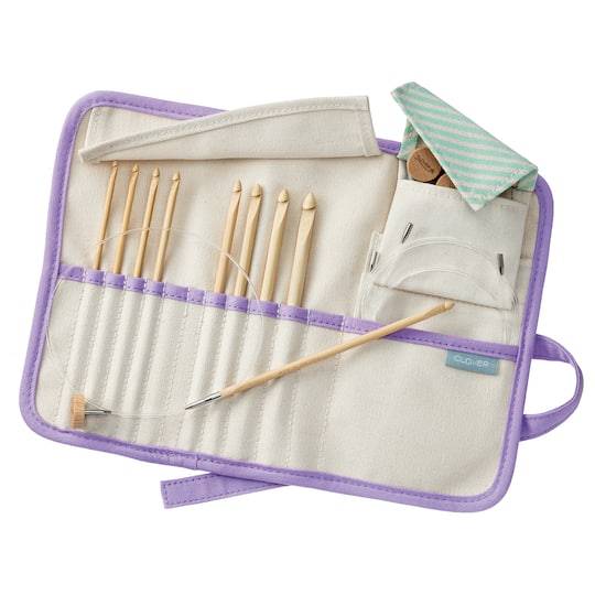 Clover Takumi Interchangeable Tunisian Crochet Hook Combo Set