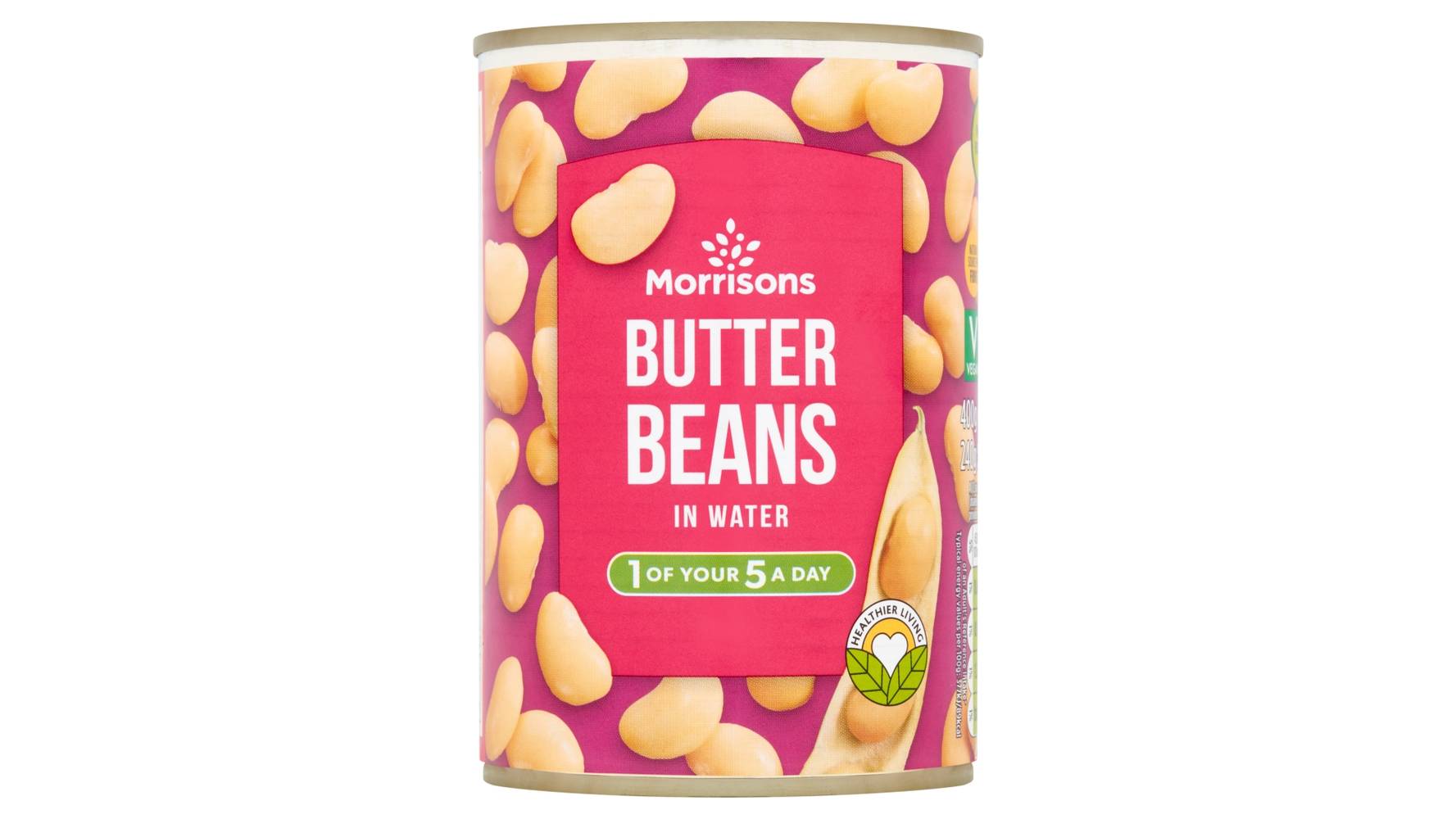 Morrisons Butter Beans in Water 400g