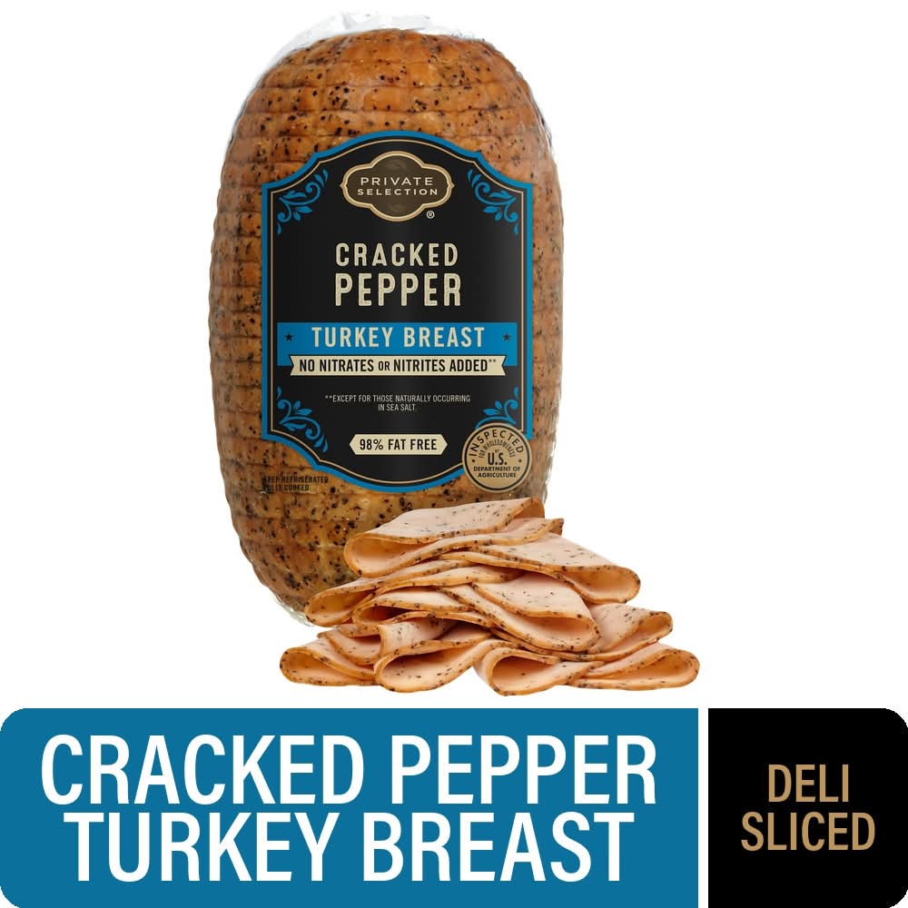Private Selection® Cracked Pepper Deli Turkey Breast Sliced