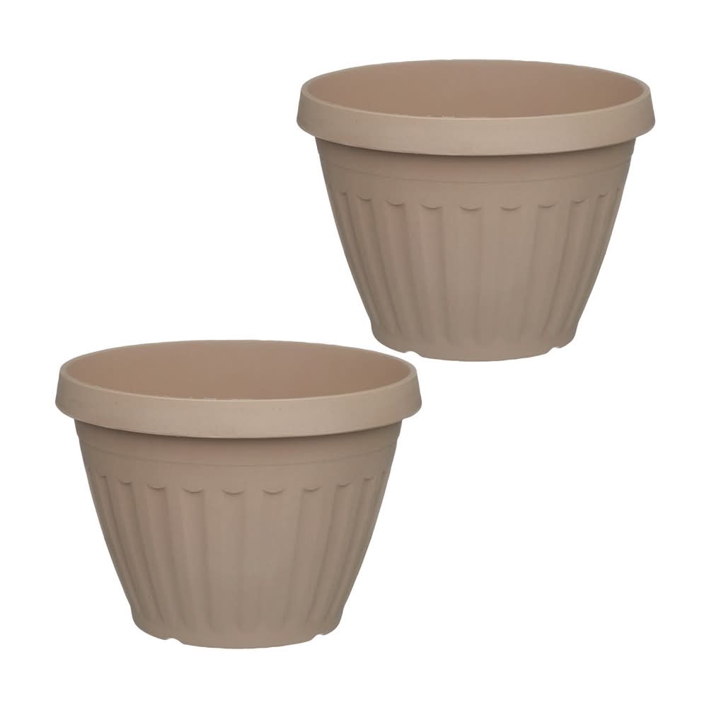 TrueLiving Plant Bell Pot, 6 in, Assorted (2 pack)