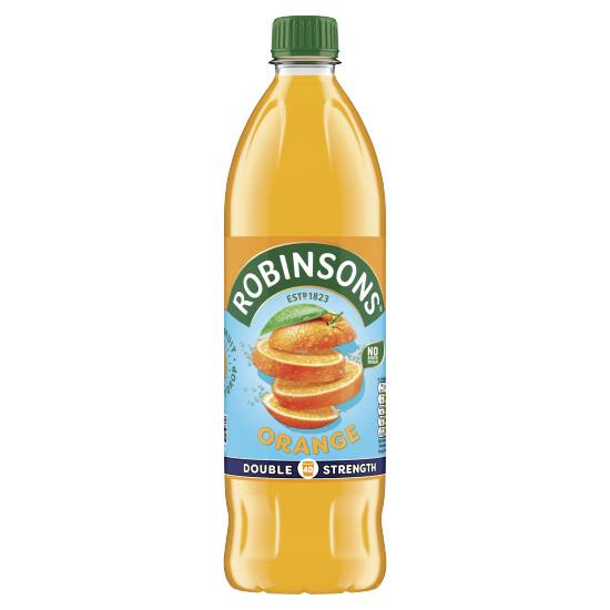 Robinsons Double Strength Orange No Added Sugar Fruit Squash 1L