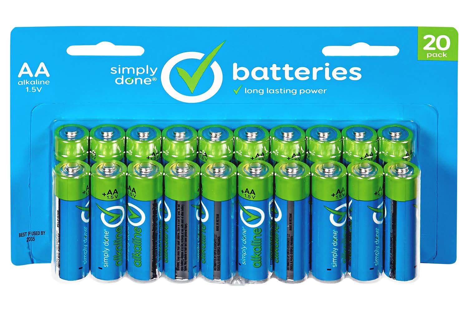 Simply Done Aa Batteries (20 ct)