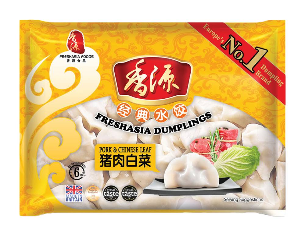Freshasia Foods Pork & Chinese Leaf Dumplings (400g)