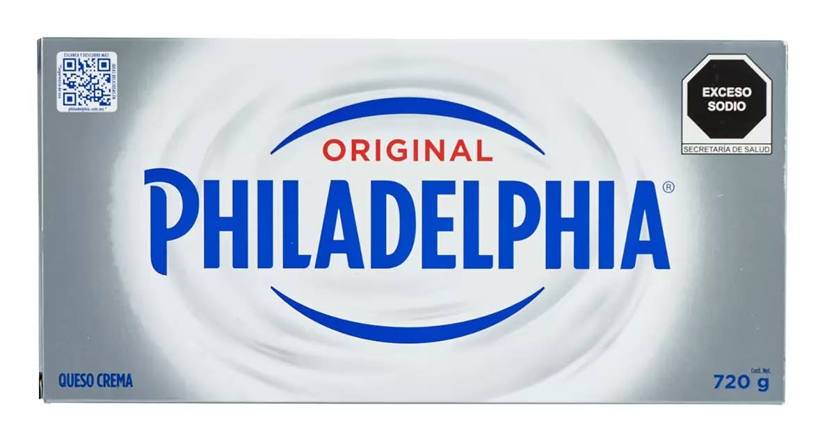 Philadelphia · Queso crema original en barra (4 x 180 g)