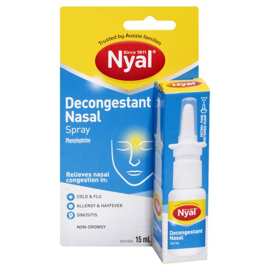 Nyal Decongestant Nasal Spray 15ml