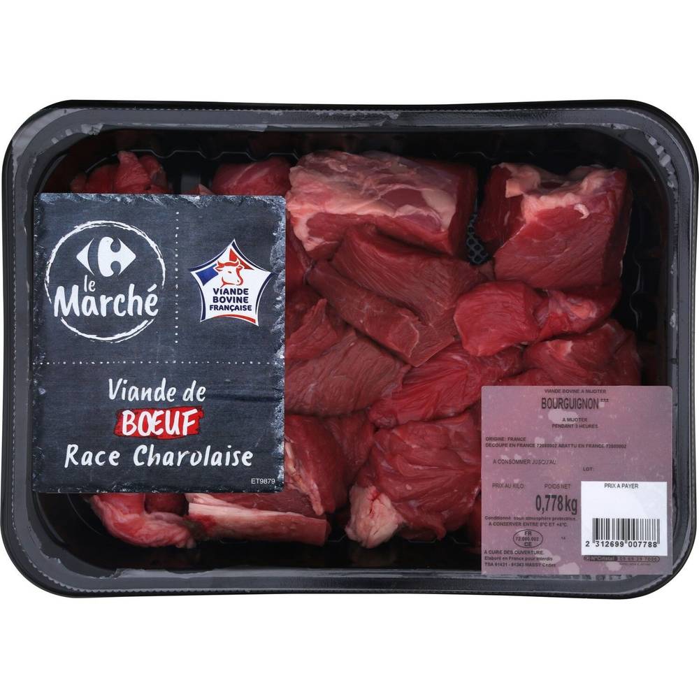 Carrefour Le Marché - Viande de bœuf race charoaise