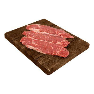 Platinum Grill · Angus striploin steak fast fry (3 per tray)