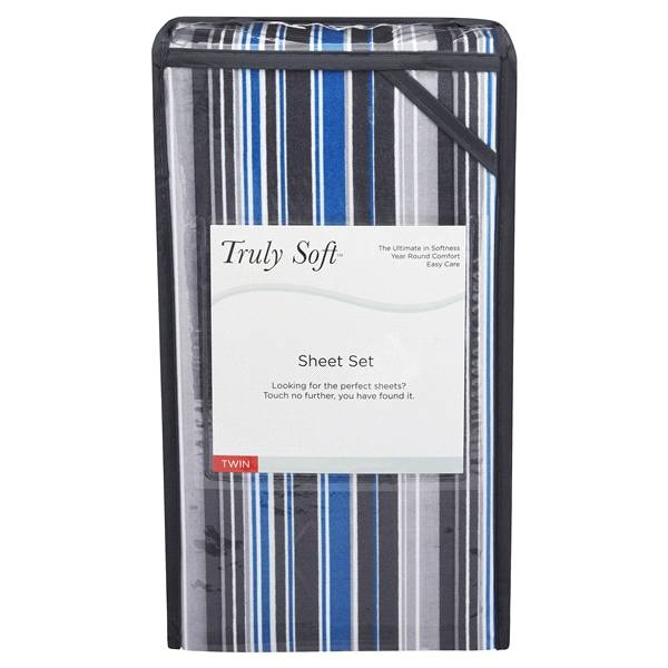 Truly Soft Twin Sheet Set-Awning Stripe
