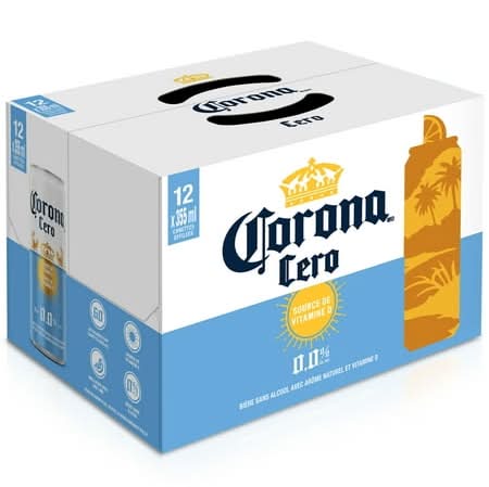 Corona Cero Non-Alcoholic Beer (12 x 355 ml)