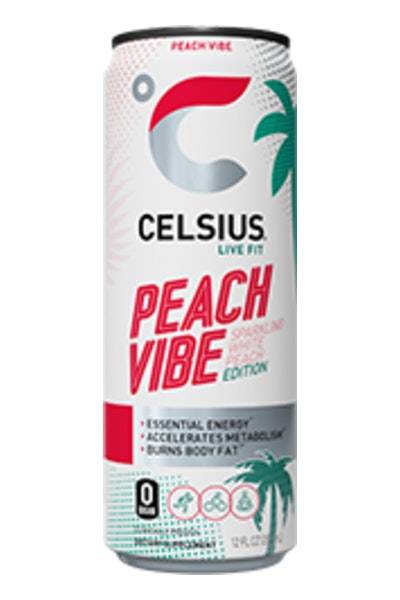 Celsius Sparkling Peach Vibe Energy Drink