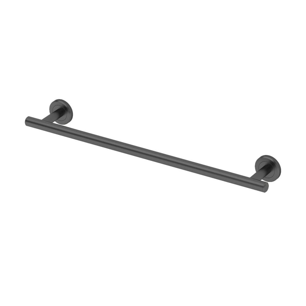 allen + roth Latitude 2 18-in Matte Black Wall Mount Single Towel Bar | 4241MXLW