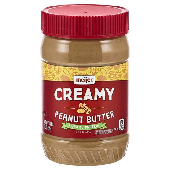 Meijer Creamy Peanut Butter, 16 oz
