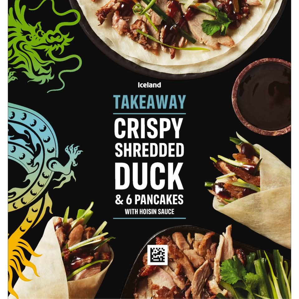 Iceland Take Away Crispy Shredded Duck (6 pack)