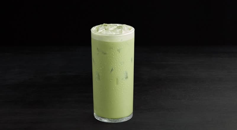 Iced Matcha Latte With Protein
