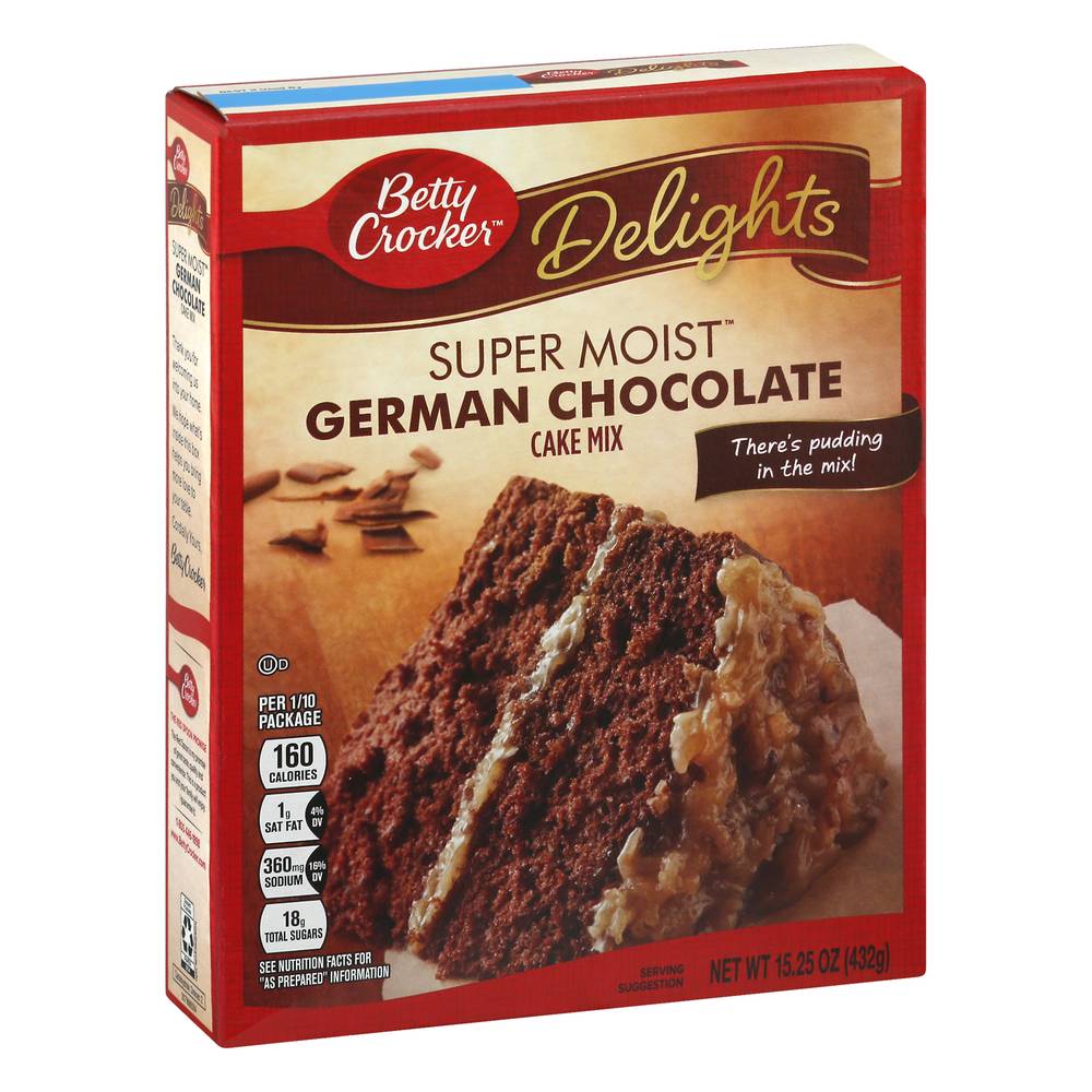 Betty Crocker Super Moist German Chocolate Cake Mix (15.2 oz)