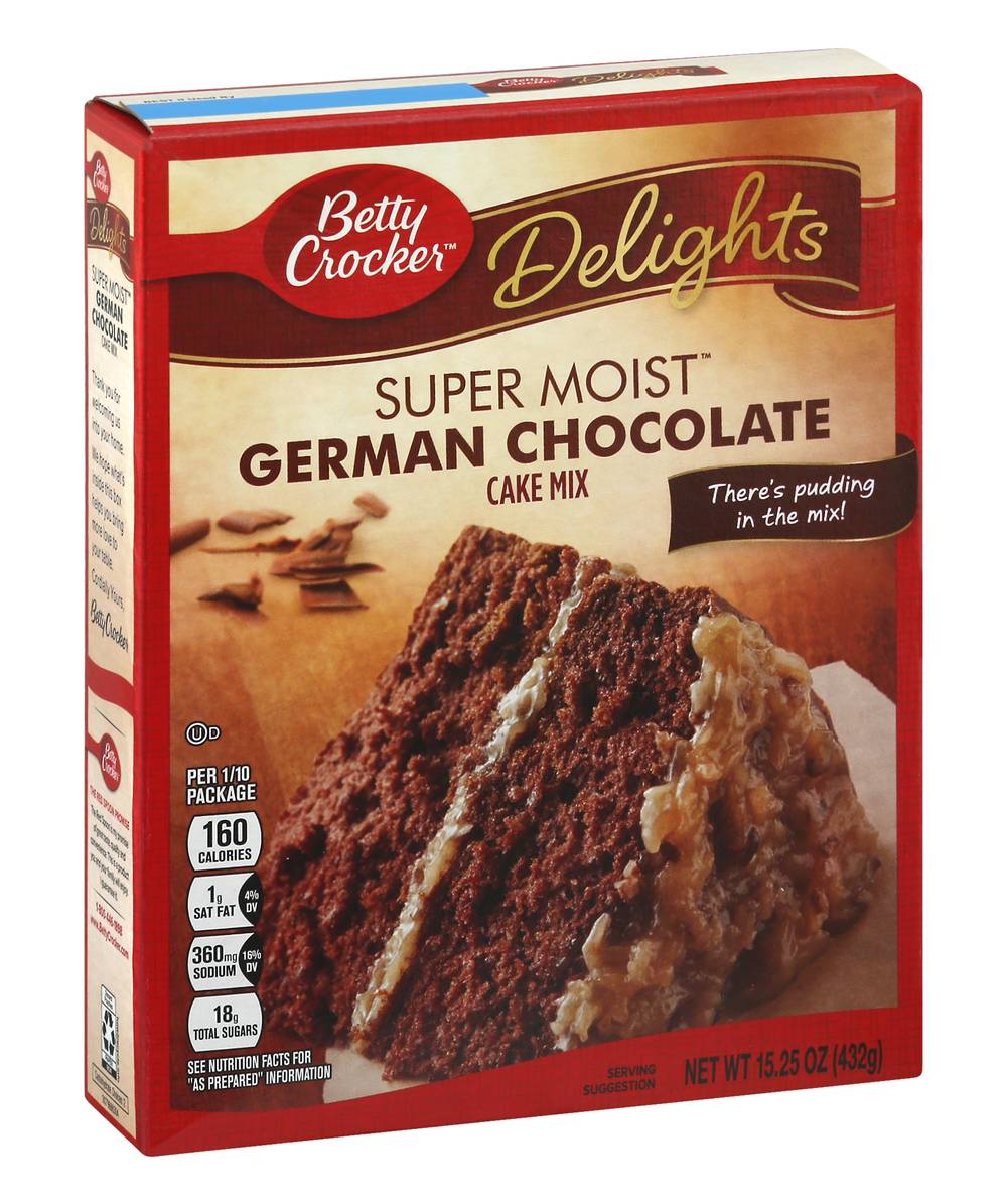Betty Crocker Super Moist German Chocolate Cake Mix (15.2 oz)