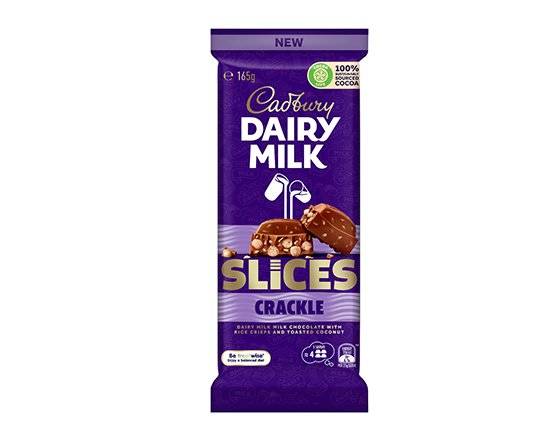 Cadbury Choc Crackle Slice 165g